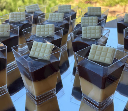 Custard With Mouse Chocolate Cup