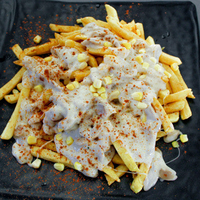 CHEESY MUSHROOM FRIES