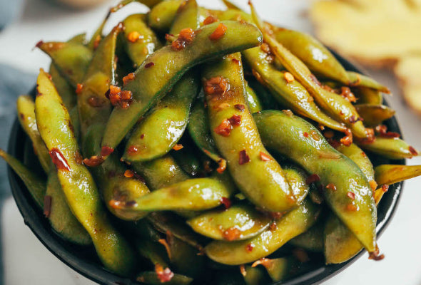 Spicy edamame