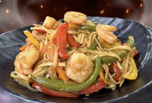 Shrimp noodles