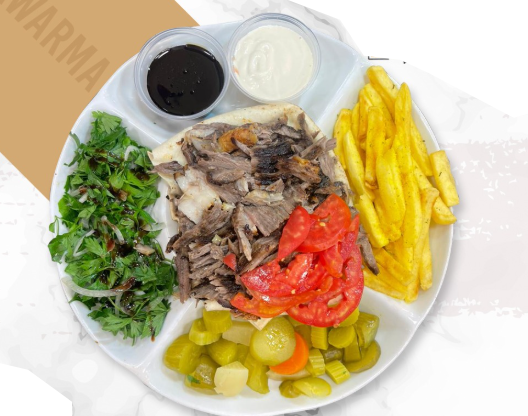 Shawarma Lahme Plate