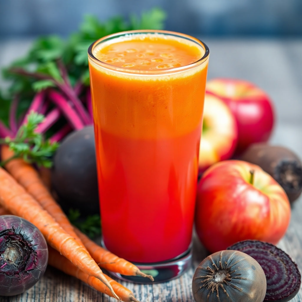 Carrot, Apple, Beetroot